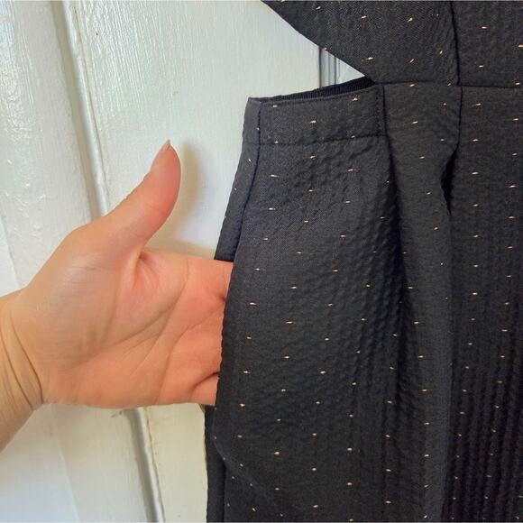 Madewell Nightfall Jacquard Cut Out Sleeveless Dress 4 - Picture 7 of 10